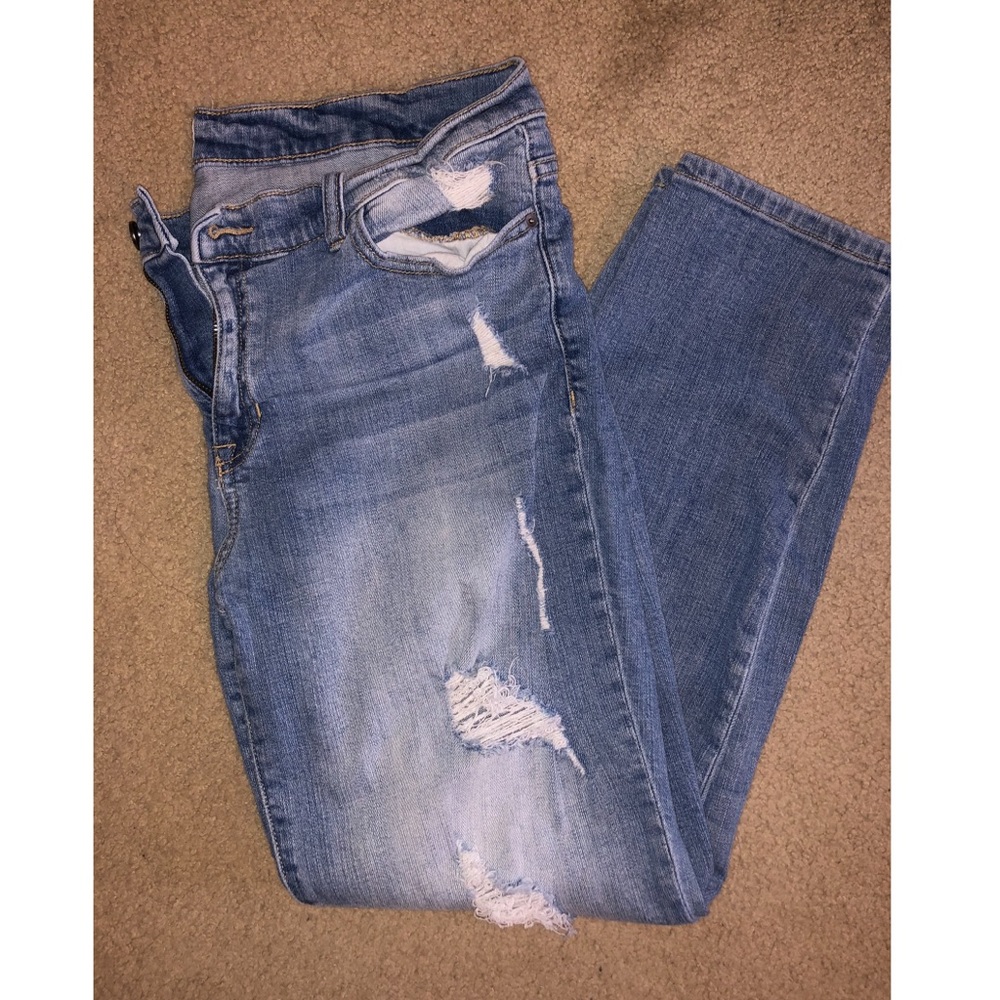 Ankle length jeans